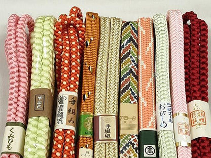 平和屋着物●和装小物　帯締め10本セット　冠組　礼装用　金糸　やまと誂製　高島屋扱い　逸品　未使用　CABK4836qe