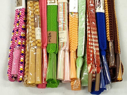 平和屋着物●和装小物　帯締め10本セット　笹浪組　平源氏組　御岳組　めいくやまと　三越扱い　逸品　未使用　CABK4898qe