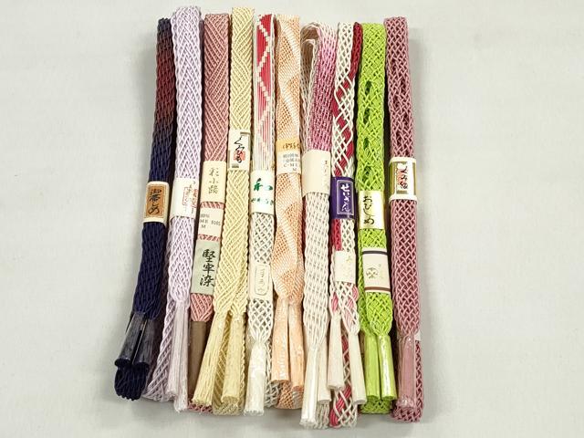 平和屋着物＊夏物　和装小物　上質な帯締め10本セット　逸品　未使用　CABK4919qe