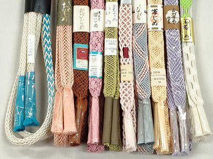 平和屋着物＊夏物　和装小物　上質な帯締め10本セット　逸品　未使用　CABK4925qe