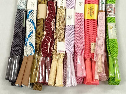 平和屋着物＊夏物　和装小物　上質な帯締め10本セット　逸品　未使用　CABK4927qe
