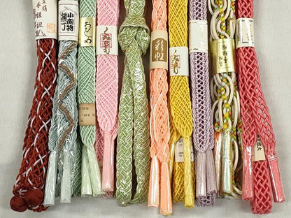 平和屋着物＊夏物　和装小物　上質な帯締め10本セット　逸品　未使用　CABK4929qe