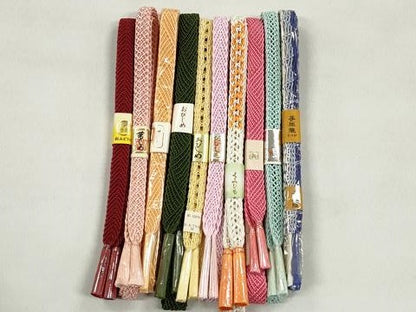 平和屋着物＊夏物　和装小物　上質な帯締め10本セット　逸品　未使用　CABK4931qe
