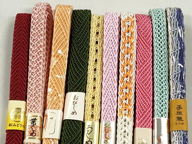 平和屋着物＊夏物　和装小物　上質な帯締め10本セット　逸品　未使用　CABK4931qe