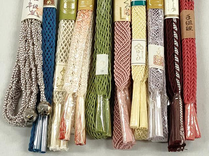 平和屋着物＊夏物　和装小物　上質な帯締め10本セット　大丸扱い　逸品　未使用　CABK4932qe