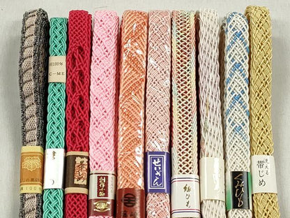 平和屋着物＊夏物　和装小物　上質な帯締め10本セット　逸品　未使用　CABK4935qe
