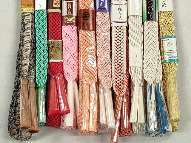 平和屋着物＊夏物　和装小物　上質な帯締め10本セット　逸品　未使用　CABK4935qe