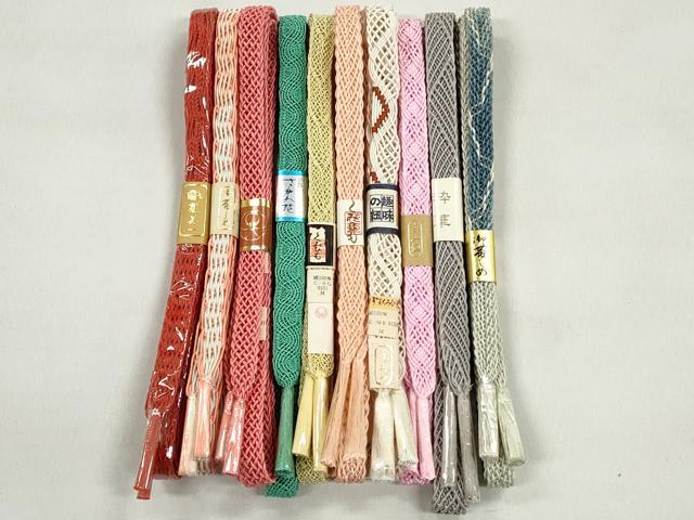 平和屋着物＊夏物　和装小物　上質な帯締め10本セット　逸品　未使用　CABK4936qe