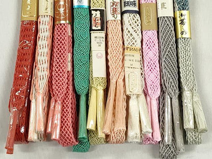 平和屋着物＊夏物　和装小物　上質な帯締め10本セット　逸品　未使用　CABK4936qe
