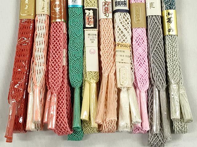 平和屋着物＊夏物　和装小物　上質な帯締め10本セット　逸品　未使用　CABK4936qe