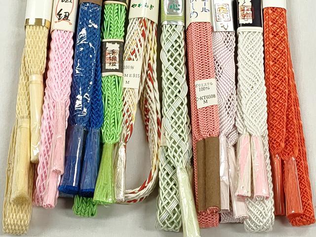 平和屋着物＊夏物　和装小物　上質な帯締め10本セット　めいくやまと　逸品　未使用　CABK4938qe