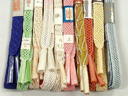 平和屋着物＊夏物　和装小物　上質な帯締め10本セット　逸品　未使用　CABK4941qe