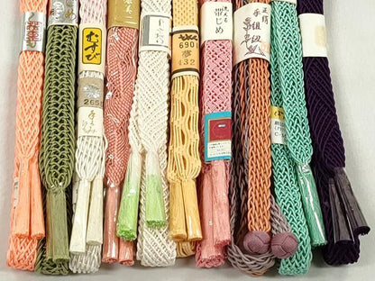 平和屋着物＊夏物　和装小物　上質な帯締め10本セット　逸品　未使用　CABK4944qe