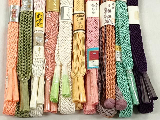 平和屋着物＊夏物　和装小物　上質な帯締め10本セット　逸品　未使用　CABK4944qe