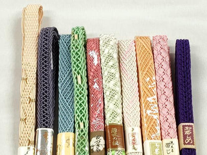 平和屋着物＊夏物　和装小物　上質な帯締め10本セット　逸品　未使用　CABK4946qe