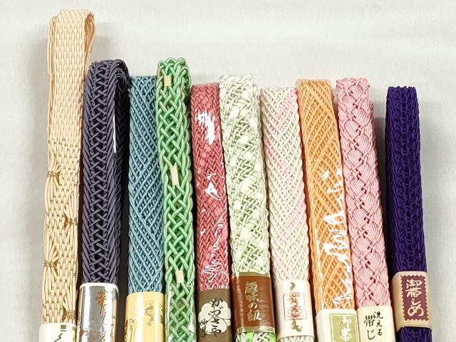 平和屋着物＊夏物　和装小物　上質な帯締め10本セット　逸品　未使用　CABK4946qe
