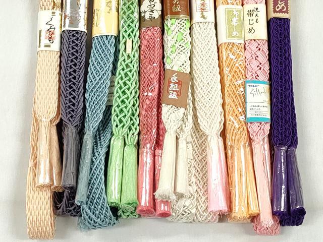 平和屋着物＊夏物　和装小物　上質な帯締め10本セット　逸品　未使用　CABK4946qe