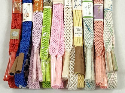 平和屋着物＊夏物　和装小物　上質な帯締め10本セット　逸品　未使用　CABK4947qe
