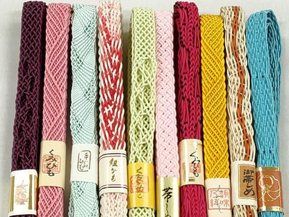 平和屋着物＊夏物　和装小物　上質な帯締め10本セット　逸品　未使用　CABK4949qe