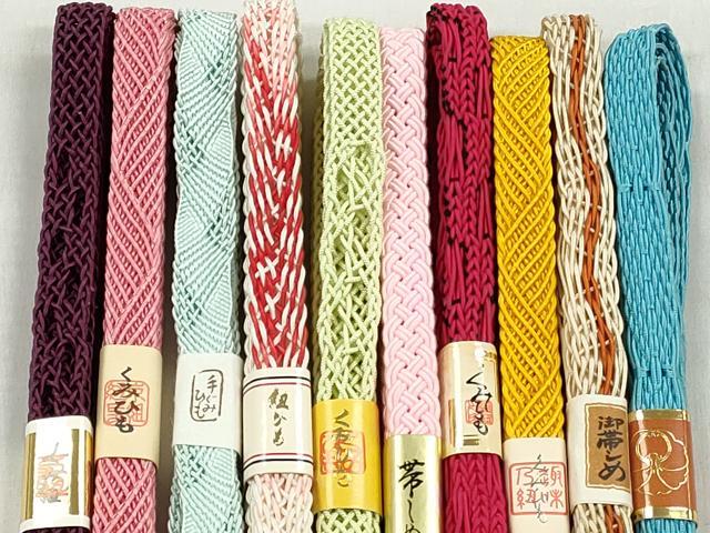平和屋着物＊夏物　和装小物　上質な帯締め10本セット　逸品　未使用　CABK4949qe