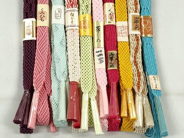 平和屋着物＊夏物　和装小物　上質な帯締め10本セット　逸品　未使用　CABK4949qe