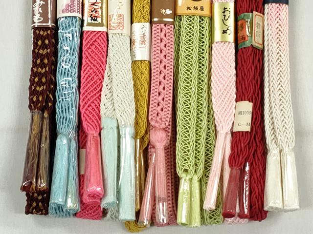 平和屋着物＊夏物　和装小物　上質な帯締め10本セット　逸品　未使用　CABK4951qe