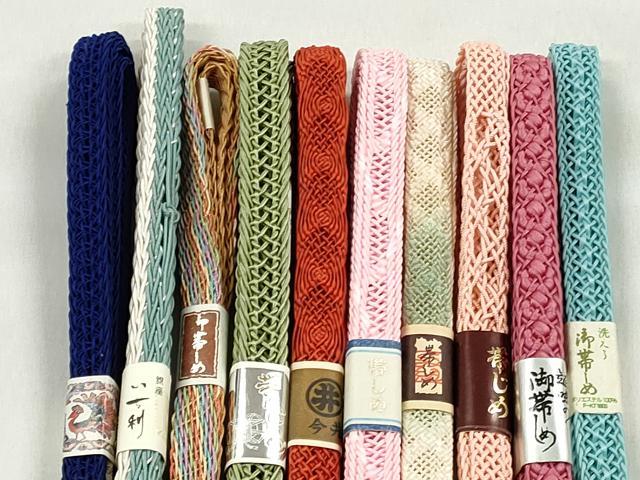 平和屋着物＊夏物　和装小物　上質な帯締め10本セット　逸品　未使用　CABK4952qe