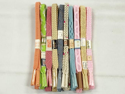 平和屋着物＊夏物　和装小物　上質な帯締め10本セット　逸品　未使用　CABK4954qe