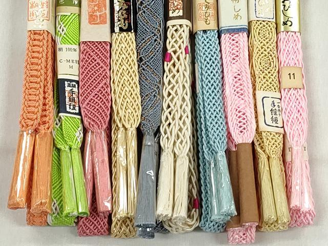 平和屋着物＊夏物　和装小物　上質な帯締め10本セット　逸品　未使用　CABK4954qe