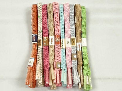 平和屋着物＊夏物　和装小物　上質な帯締め10本セット　逸品　未使用　CABK4955qe