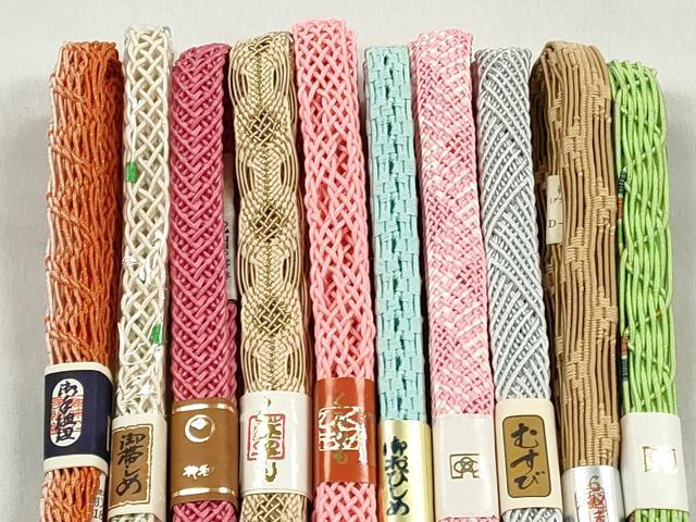 平和屋着物＊夏物　和装小物　上質な帯締め10本セット　逸品　未使用　CABK4955qe