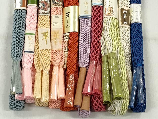平和屋着物＊夏物　和装小物　上質な帯締め10本セット　逸品　未使用　CABK4958qe