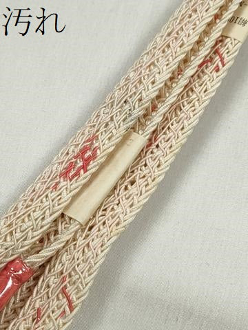 平和屋着物＊夏物　和装小物　上質な帯締め10本セット　銀糸　逸品　未使用　CABK4963qe