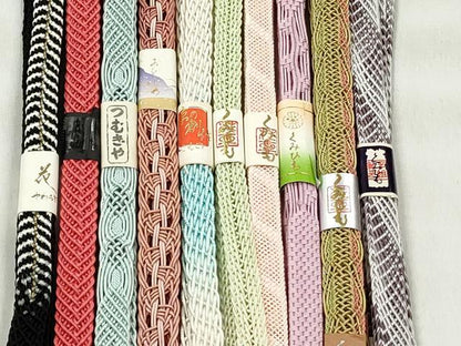 平和屋着物＊夏物　和装小物　上質な帯締め10本セット　逸品　未使用　CABK4968qe