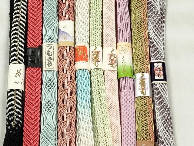 平和屋着物＊夏物　和装小物　上質な帯締め10本セット　逸品　未使用　CABK4968qe