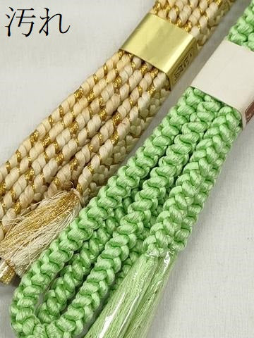 平和屋着物●和装小物　帯締め10本セット　高麗組　大和組　鴨川組　礼装用　金糸　逸品　未使用　CABK4973qe