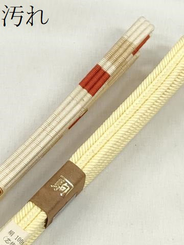 平和屋着物●和装小物　帯締め10本セット　冠組　大和組　笹浪組　銀糸　逸品　未使用　CABK4994qe