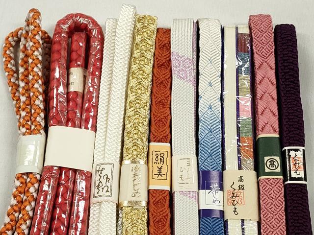 平和屋着物●和装小物　帯締め10本セット　礼装用　高麗組　唐組　笹浪組　金銀糸　高島屋扱い　逸品　未使用　CABK5096qe