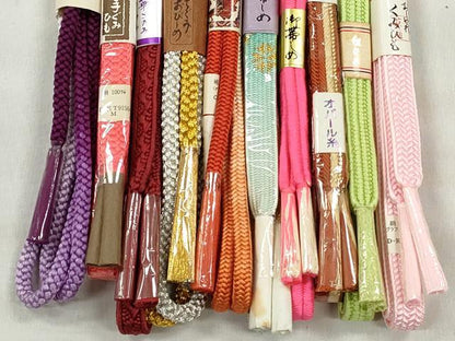 平和屋着物●和装小物　帯締め10本セット　礼装用　高麗組　大和組　オパール糸　金銀糸　逸品　未使用　CABK5100qe