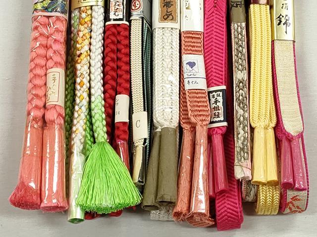 平和屋着物●和装小物　帯締め10本セット　笹浪組　平源氏組　礼装用　金銀糸　松坂屋扱い　逸品　未使用　CABK5160qe