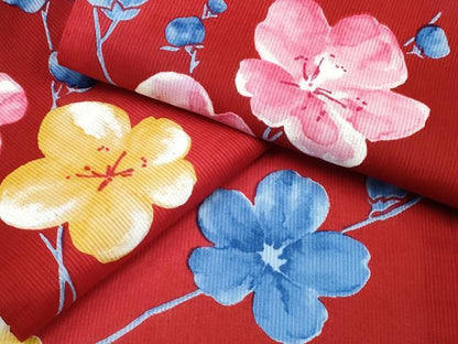 平和屋着物∴夏物　ファッションブランド　hiromichi nakano　ヒロミチナカノ　浴衣　枝梅文　綿　逸品　未使用　CABK5212ng