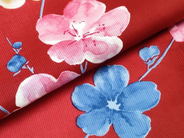 平和屋着物∴夏物　ファッションブランド　hiromichi nakano　ヒロミチナカノ　浴衣　枝梅文　綿　逸品　未使用　CABK5212ng