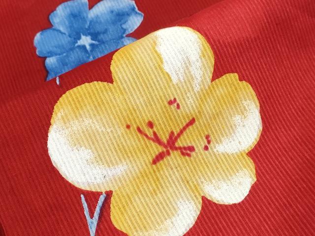 平和屋着物∴夏物　ファッションブランド　hiromichi nakano　ヒロミチナカノ　浴衣　枝梅文　綿　逸品　未使用　CABK5212ng