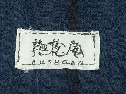 平和屋着物∴夏物　撫松庵　小紋・浴衣兼用　蜻蛉　トンボ　綿麻　逸品　CABK5215ng