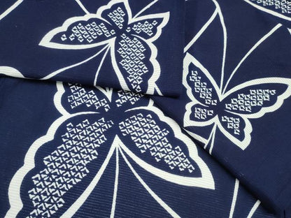 平和屋着物∴夏物　浴衣　綿絽　舞蝶文　綿　逸品　CABK5224ng