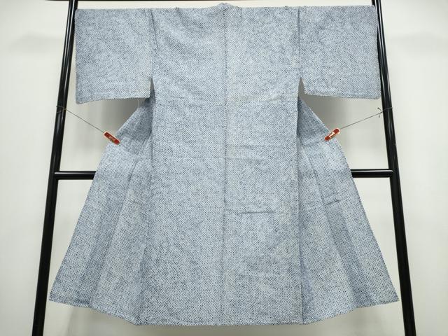 平和屋着物∴夏物　男性　浴衣　有松鳴海絞り　三浦絞り　綿　逸品　CABK5244ng
