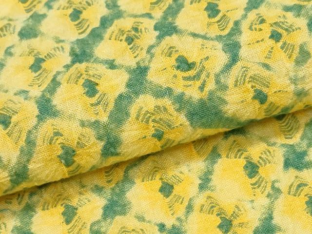 平和屋着物∴夏物　浴衣　有松鳴海絞り　蜘蛛絞り　綿　逸品　CABK5264ng