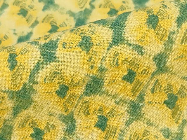 平和屋着物∴夏物　浴衣　有松鳴海絞り　蜘蛛絞り　綿　逸品　CABK5264ng