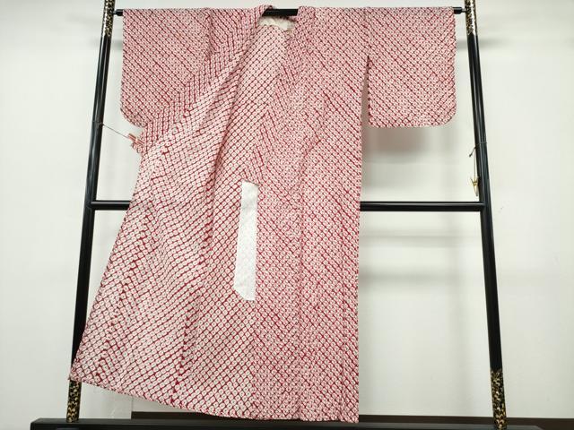 平和屋着物∴夏物　浴衣　有松鳴海絞り　蜘蛛絞り　綿　逸品　CABK5280ng