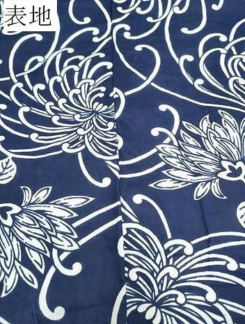 平和屋着物∴夏物　浴衣　注染　手縫い　乱菊　綿　逸品　CABK5302ng